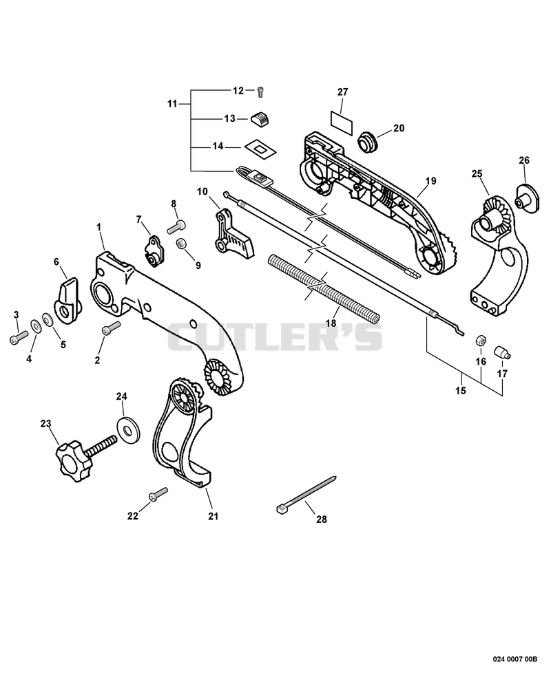 Tube Mount Throttle S/N: 051701 - 999999