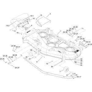 52 Inch Deck Assembly