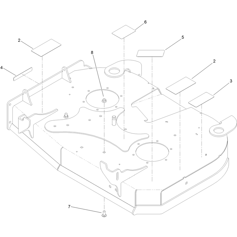 Deck Decal Assembly No 138-6802