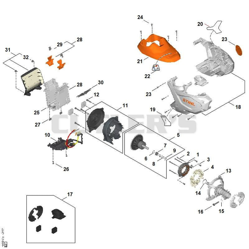 Electric motor, Motor housing