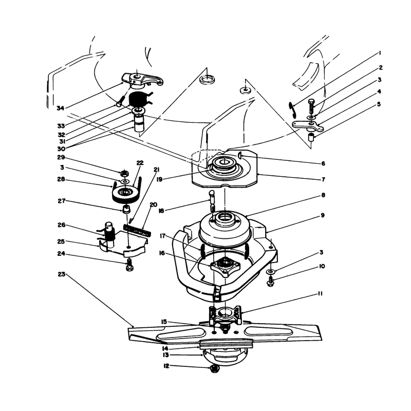 Blade Brake Clutch Assembly
