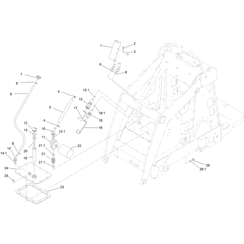 Cylinder Lock and Hydraulic Assembly