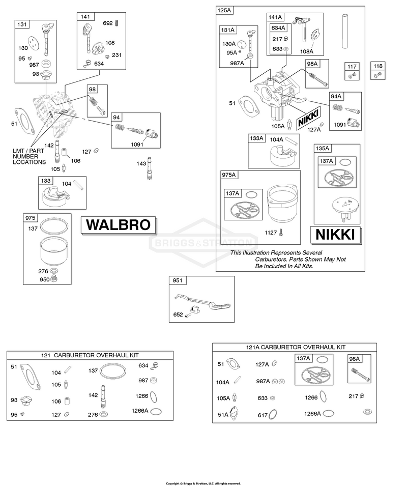 Carburetor, Kit - Carburetor Overhaul
