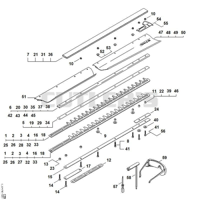 Cutter bar HS 86