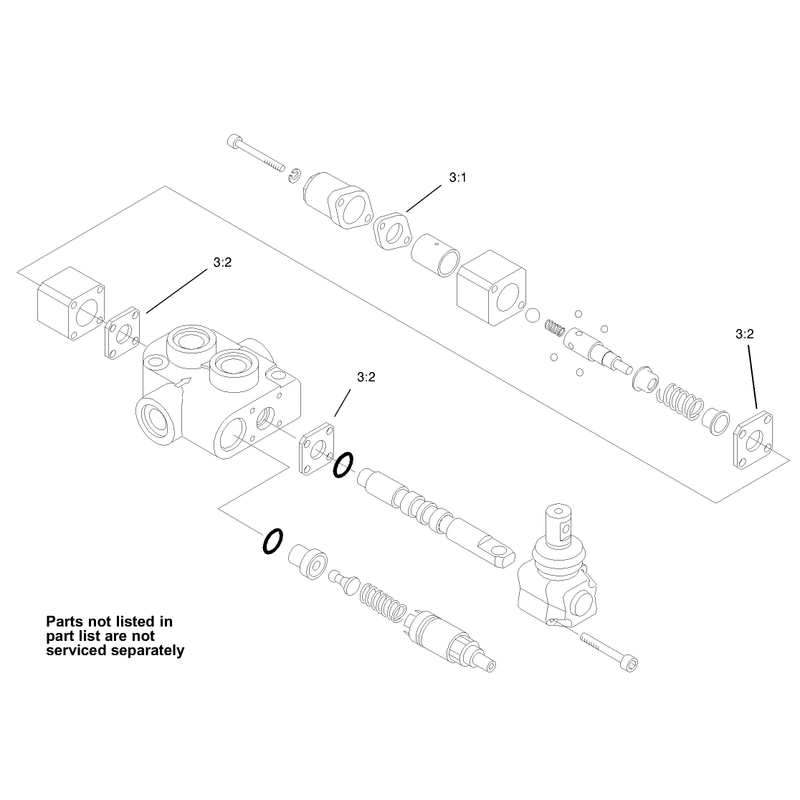 Hydraulic Auxiliary Valve No 99-3077