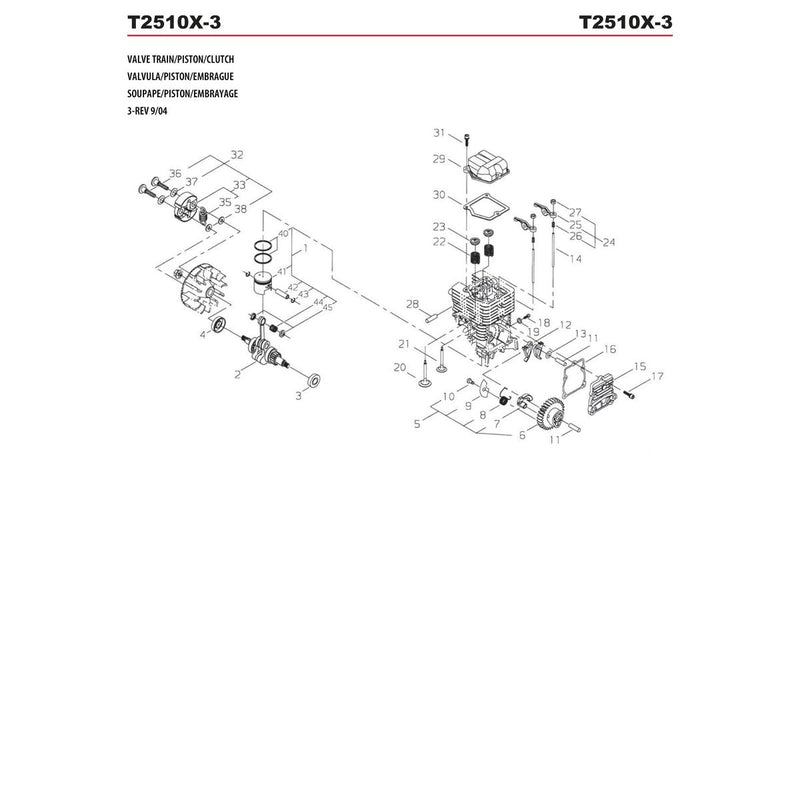 VALVE TRAIN/PISTON/CLUTCH