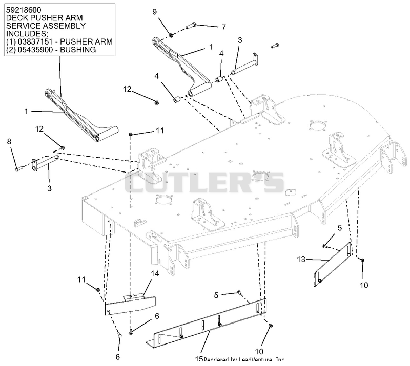 Deck Mount - 60 Inch