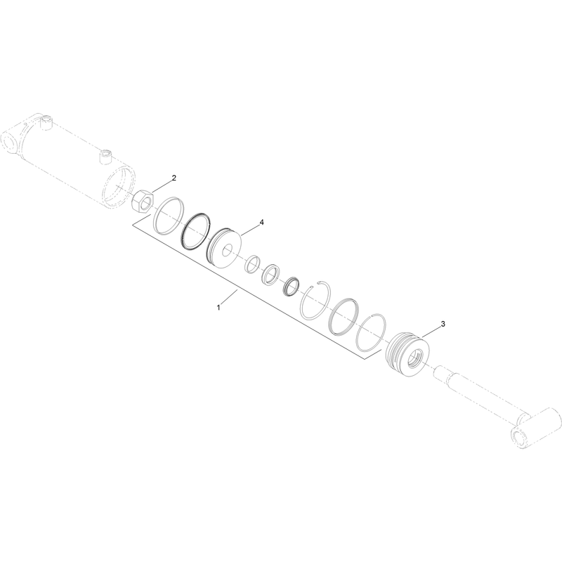 Hydraulic Cylinder Assembly No 137-3827