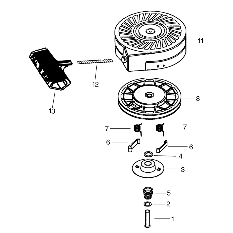 Recoil Starter Assembly No.590712