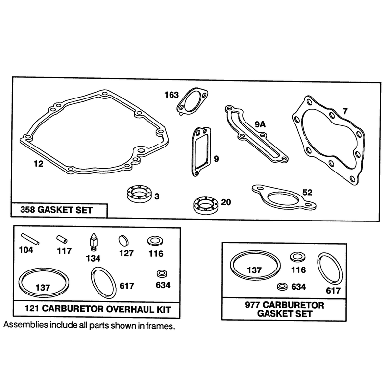 Engine Briggs and Stratton Model 122702-3171-01
