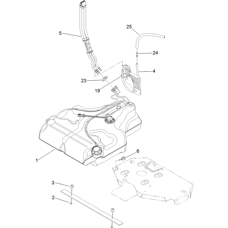 Fuel Tank Mounting Assembly