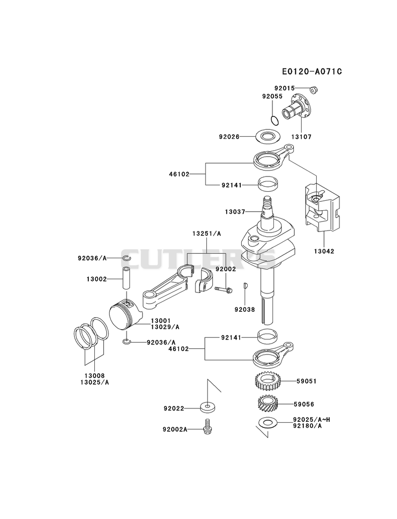 PISTON/CRANKSHAFT
