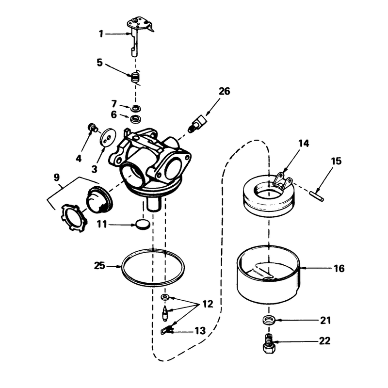 Carburetor No632098