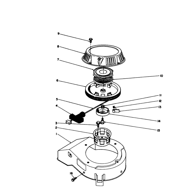 Recoil Assembly Engine Model No 47pm1-2