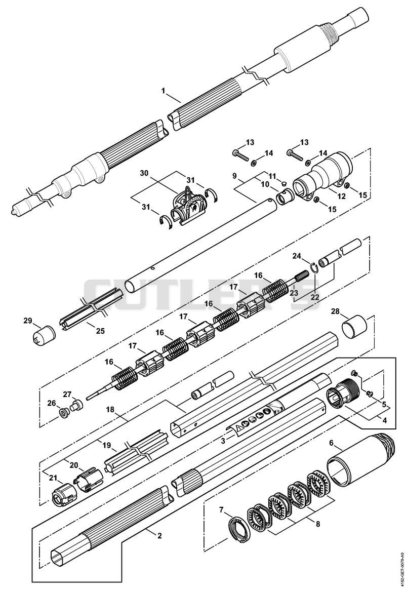 Drive tube assembly HT 103
