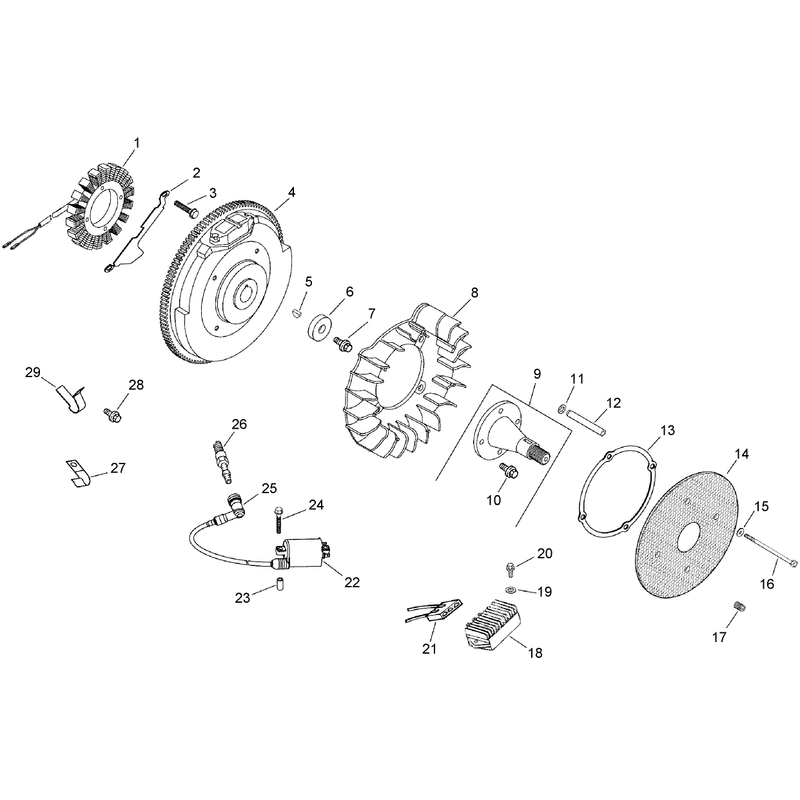 Ignition and Electrical Assembly Kohler CH745-0007