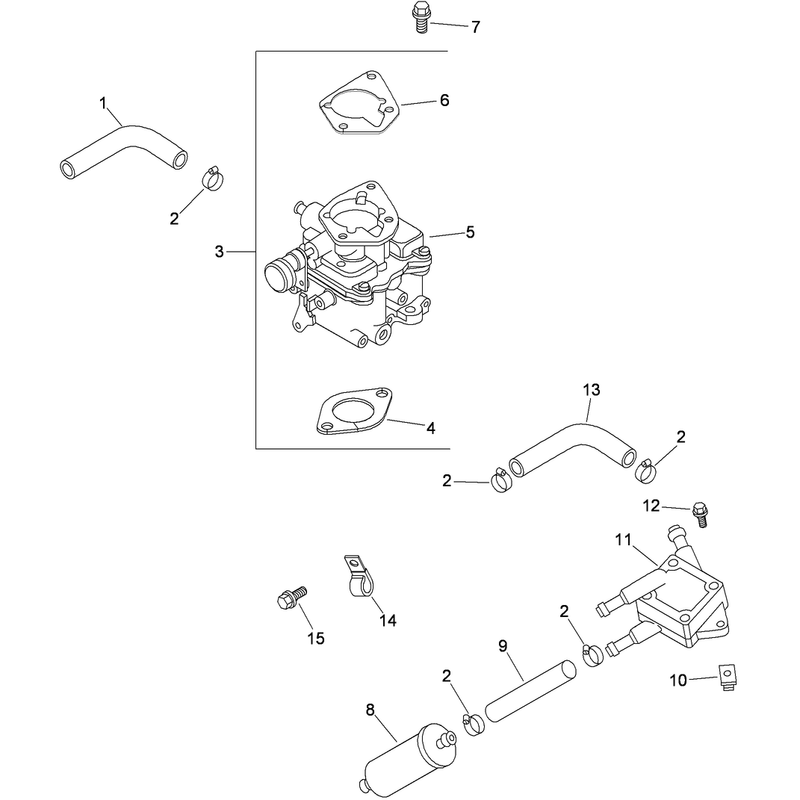 Fuel System Assembly Kohler CH23S-76549