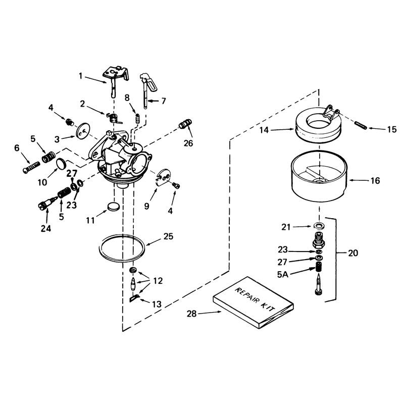 Carburetor No. 632334