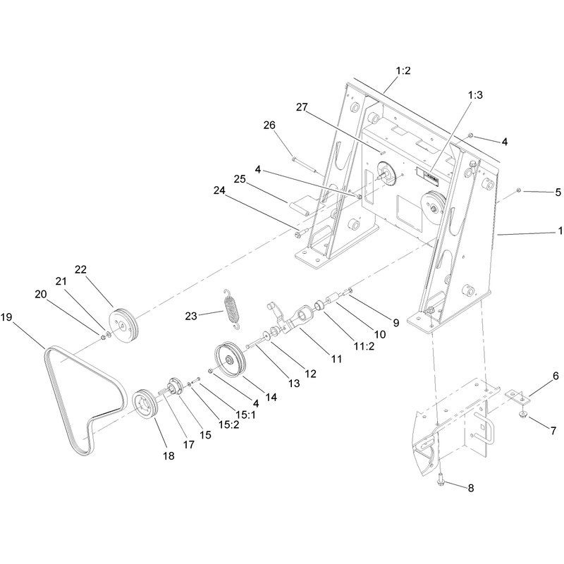 Loader Tower and Drive Assembly
