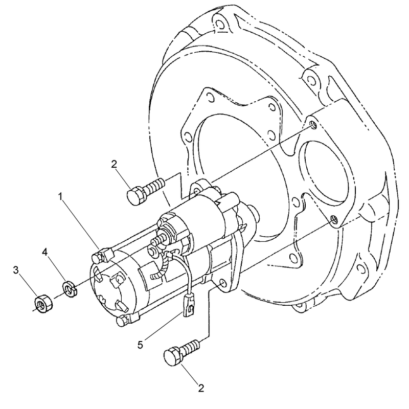 Starter Installation Assembly