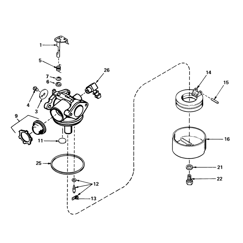 Carburetor No 632098
