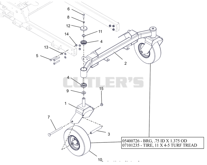 Front Caster Wheels