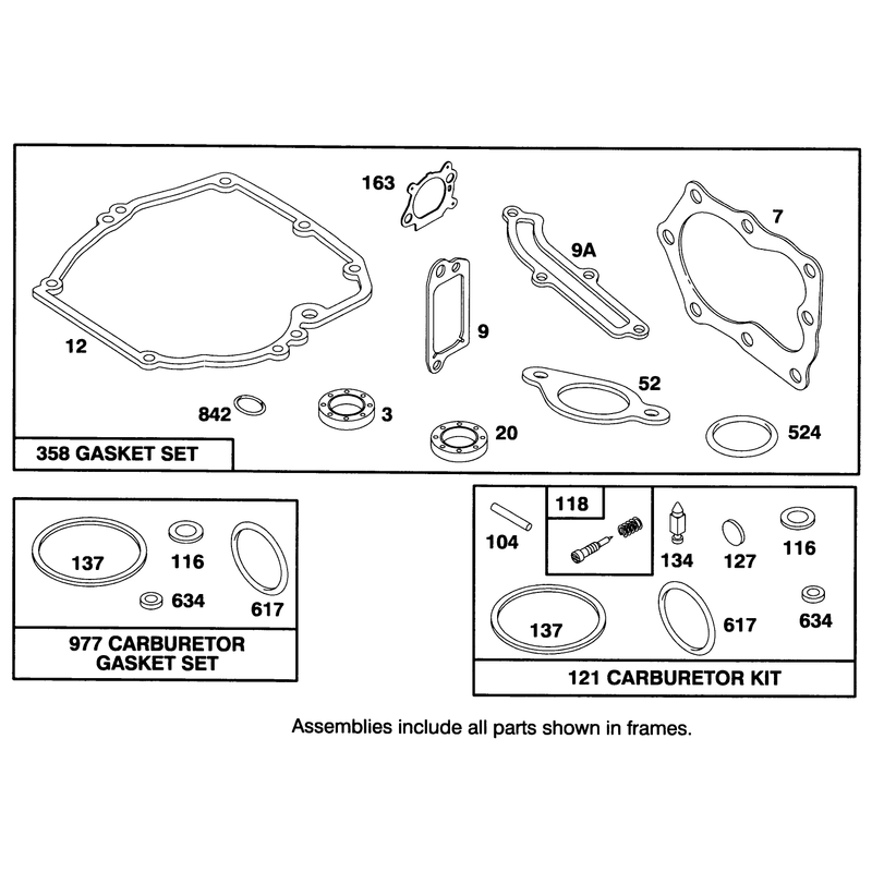 Engine Briggs and Stratton Model 127702-0115-01