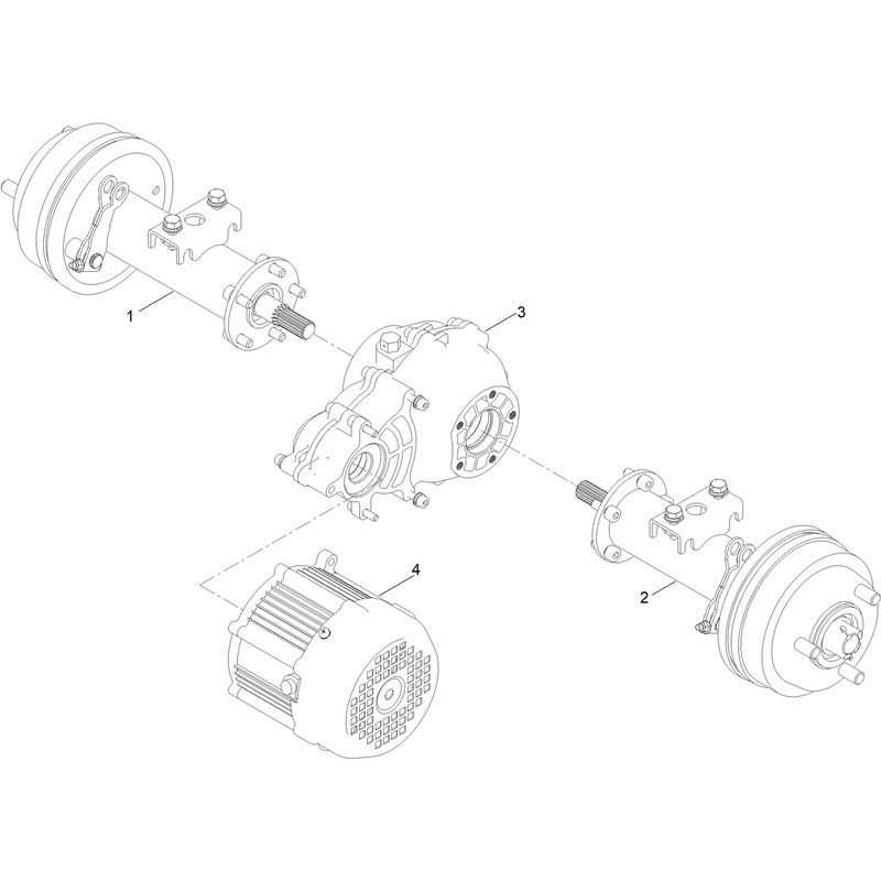 Transmission Assembly No. 134-6166