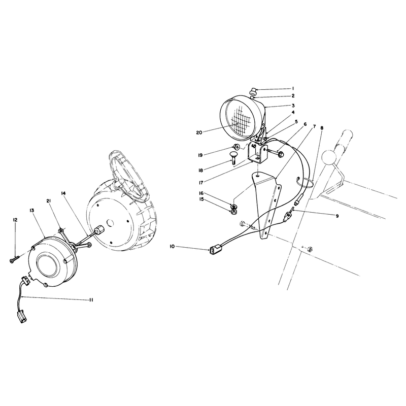 Light Kit No. 54-9822 (optional)