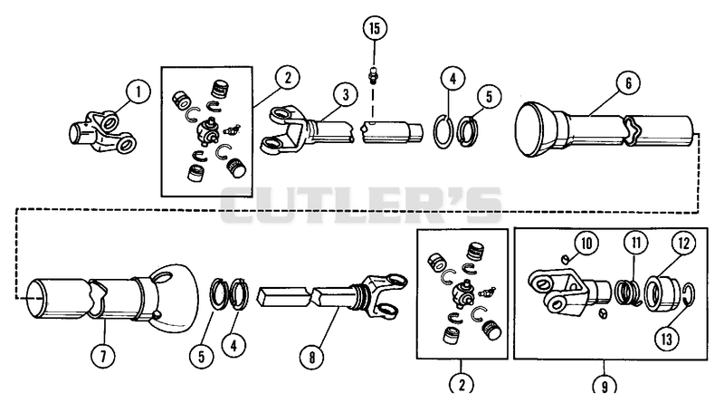 Tiller 48" Drive Shaft