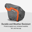Husqvarna 582846301 582846301 Heavy Duty Snow Blower Cover for Most Two-Stage Snow Throwers, Durable, Water-Resistant Snow Blower Accessories, Orange/Gray