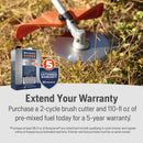 Husqvarna 970732503 122RJ Brushcutter , 21.7-cc 2-cycle Attachment Capable