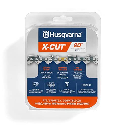 Husqvarna 581643604 X-Cut SP33G 16" Chainsaw Chain