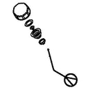 Husqvarna 501424343 Leaf Blower Fuel Tank Cap
