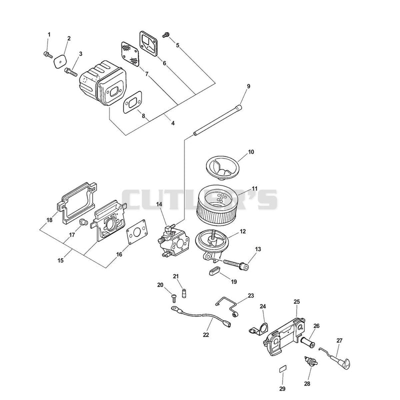 INTAKE/EXHAUST ASSEMBLIES