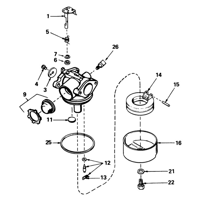 Carburetor No 632098