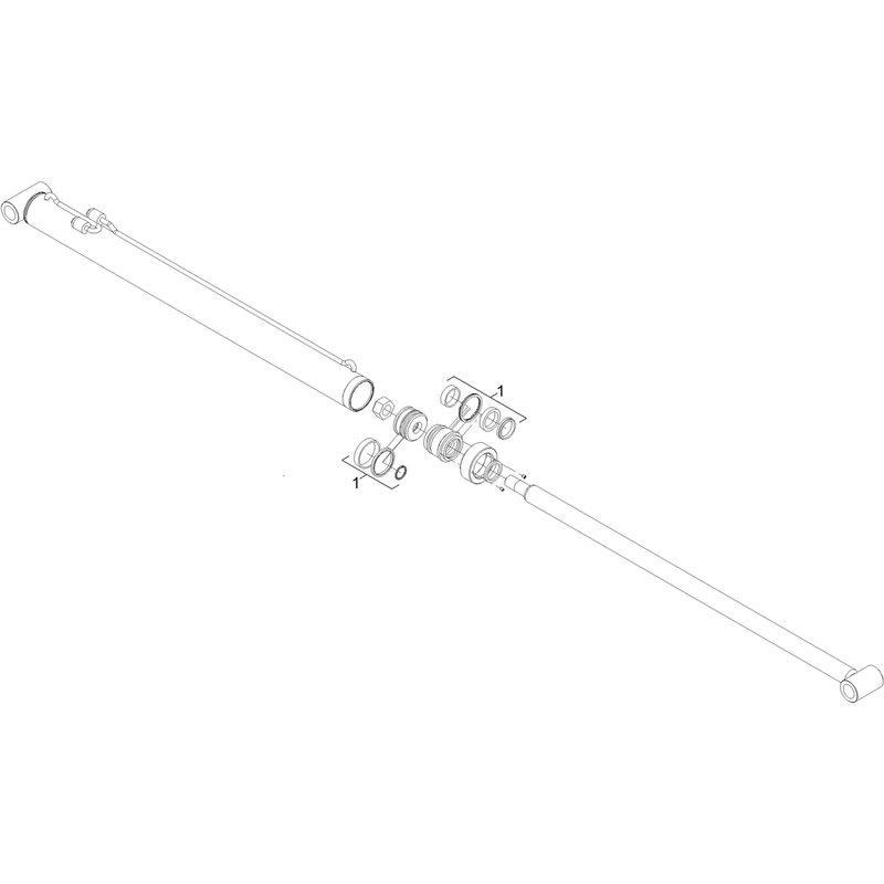 Hydraulic Cylinder Assembly No 132-1685