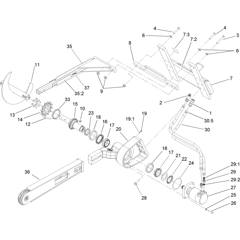Trencher Assembly