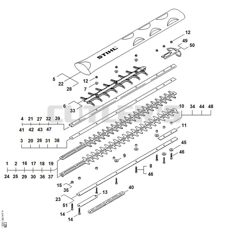 Cutter bar HS 81