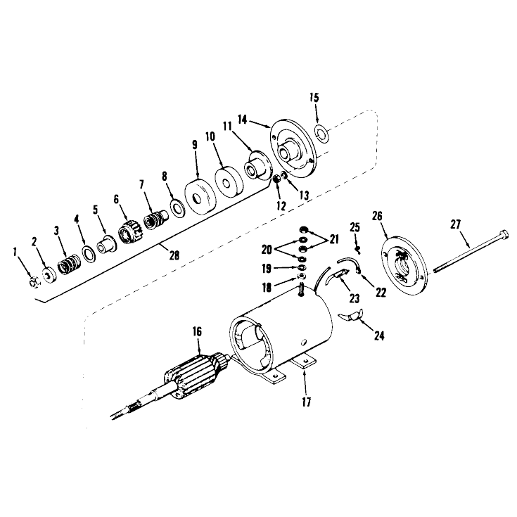 Starter Motor No. 29965