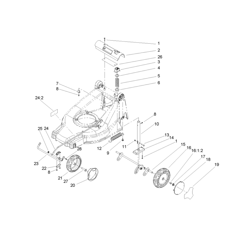 Height of Cut and Wheel Assembly