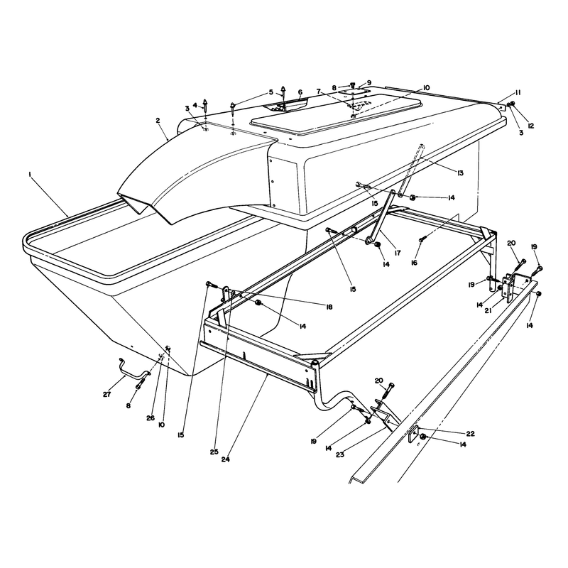 Grass Collection System Model No 30576 Optional Continued