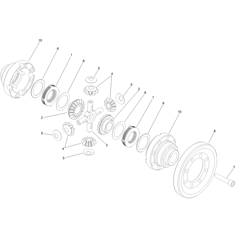 Differential Group Assembly No. 131-7038