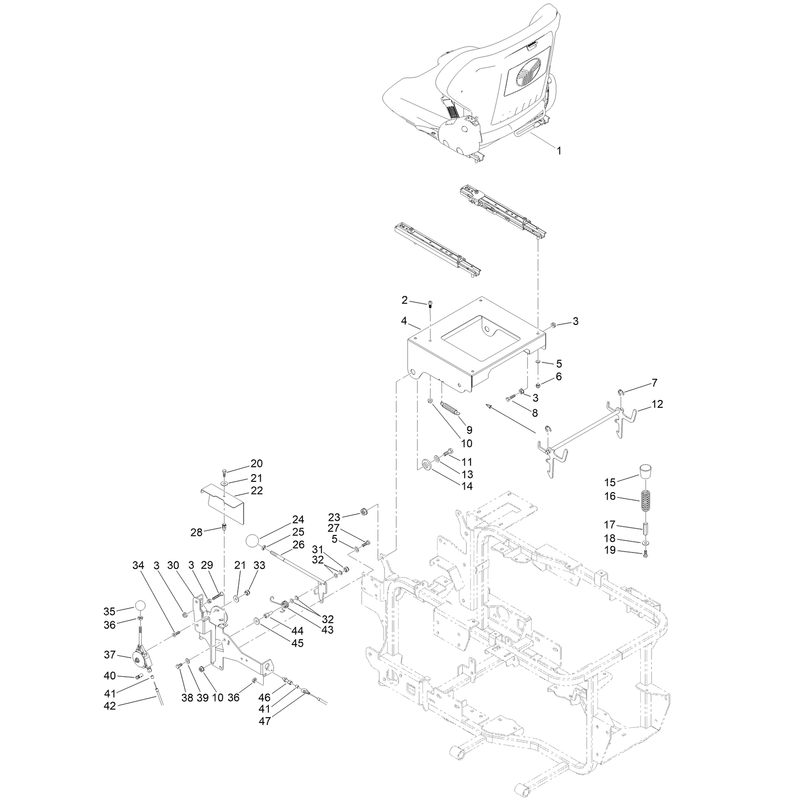 Operator Platform and Seat Assembly