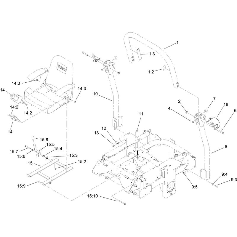 Roll Over Protection System Assembly No 110-0877