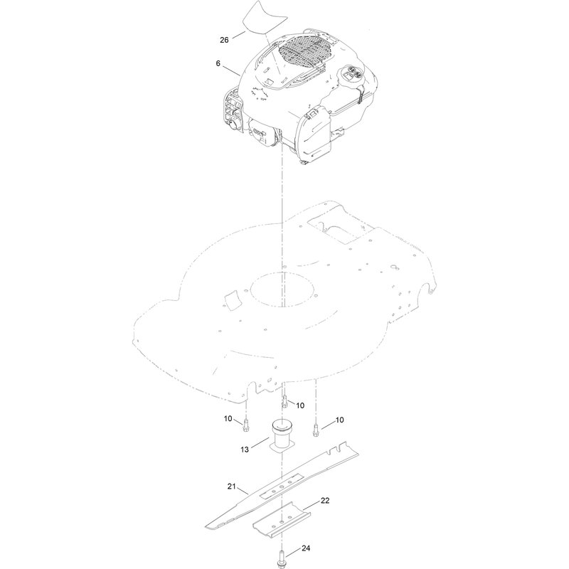 Engine and Blade Assembly
