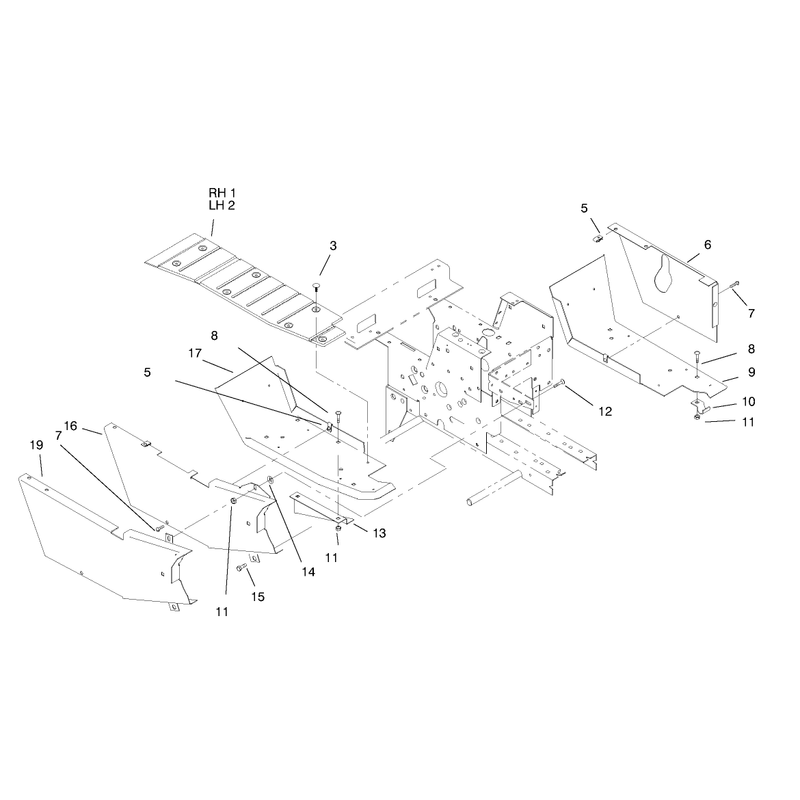 Footrest and Hoodstand Side Covers