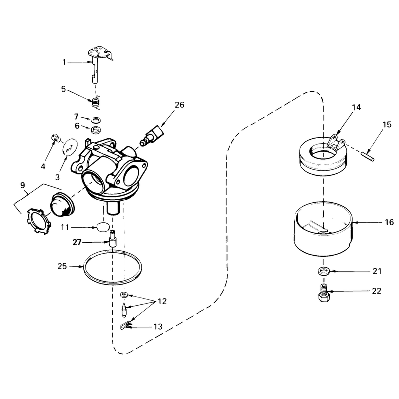 Carburetor No 632050a