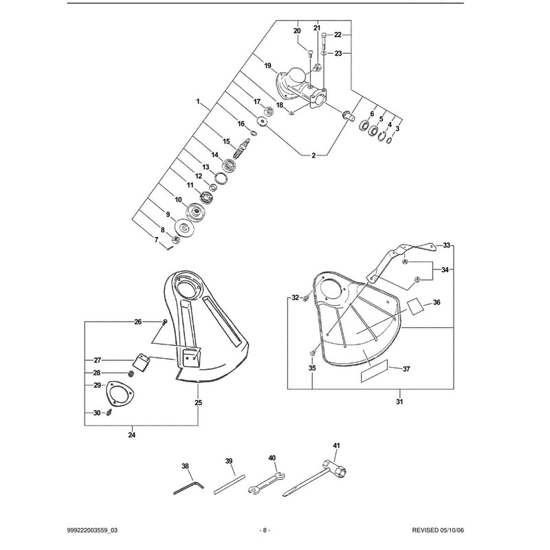 Gear Case, Shields,Tools
