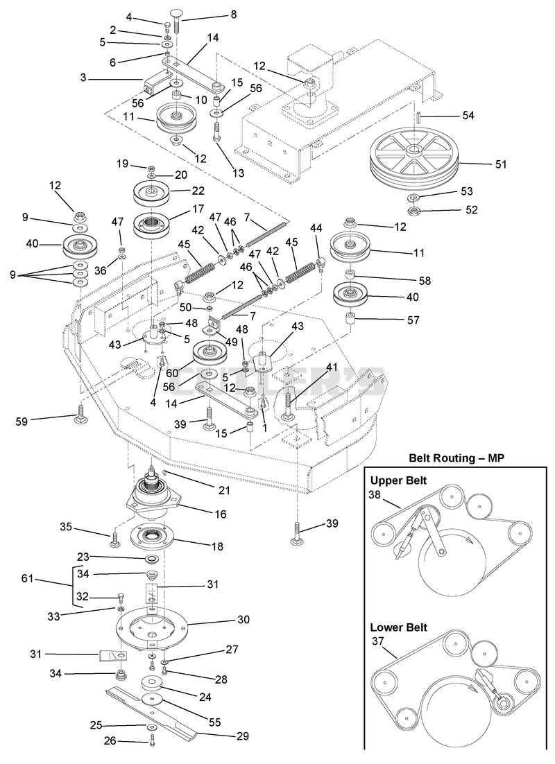 Blades, Belts And Pulleys - MP